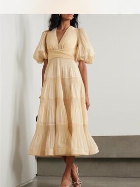 tadashi shoji two tone lace dress Tadashi Shoji main image 0
